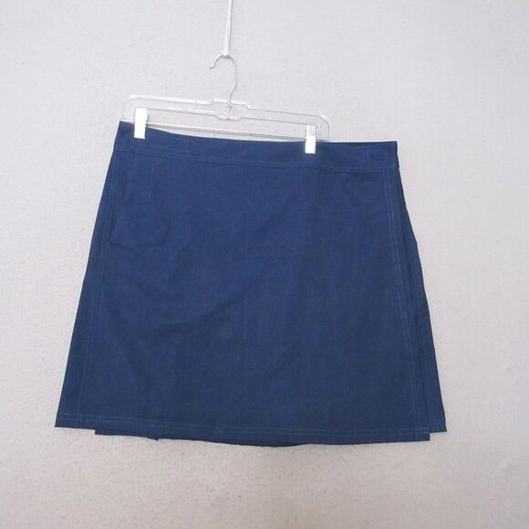 Rip Skirt Hawaii Skirt XL Blue Beach Pool Vacation Length‎ 1 Mini Wrap - Picture 1 of 10
